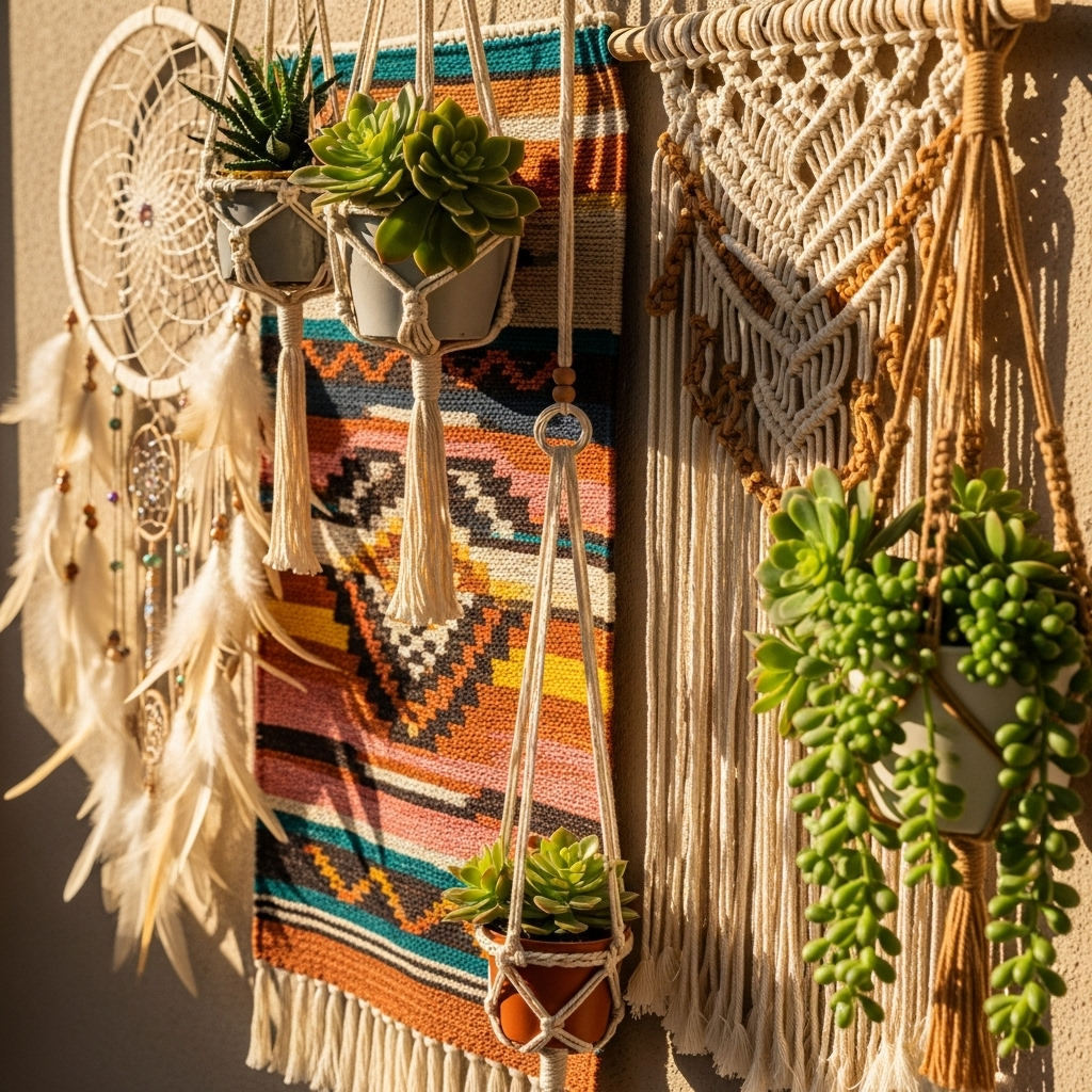 Dodatki w stylu boho: stwórz wnętrze pełne wolności i charakteru