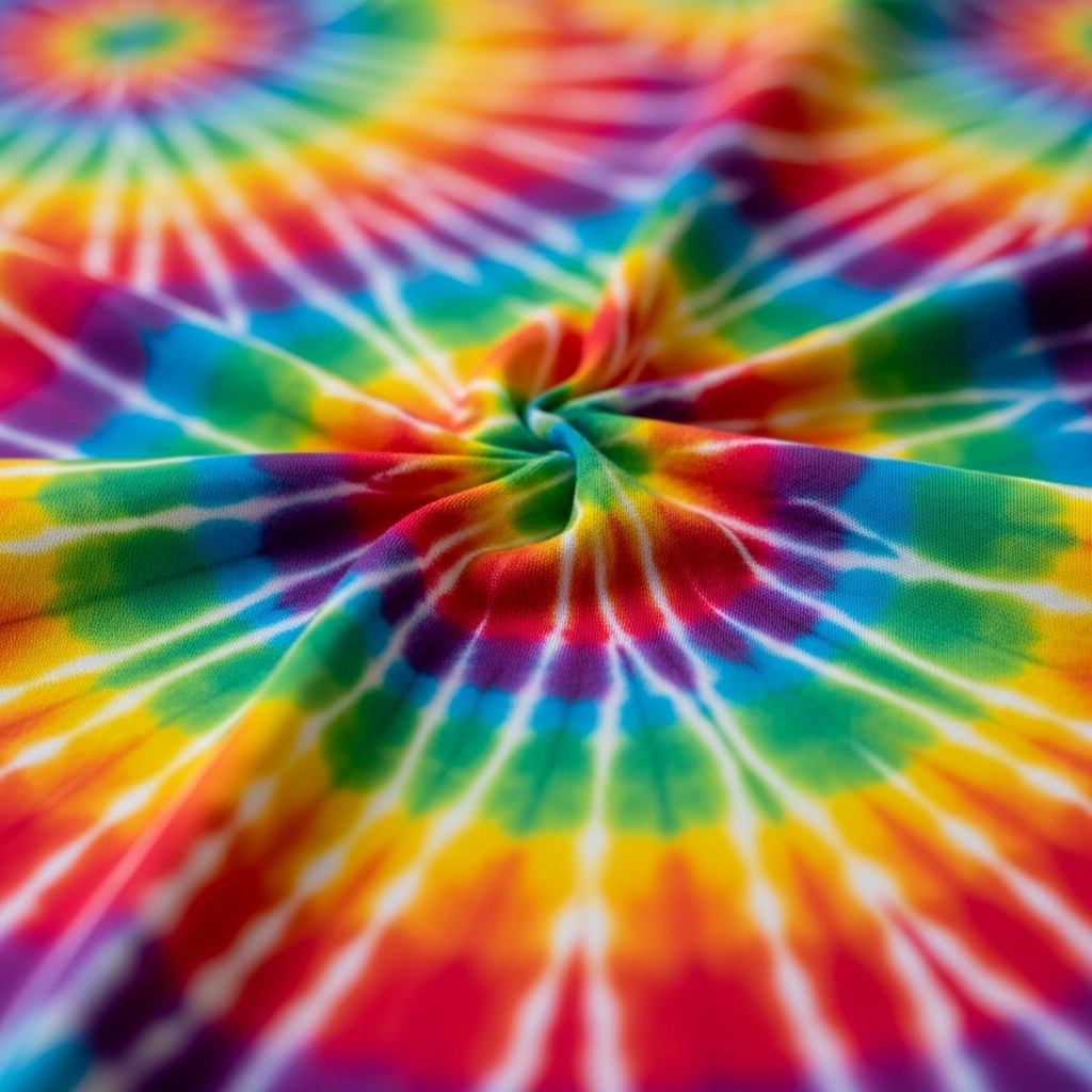 Tie-dye: sztuka barwienia z charakterem